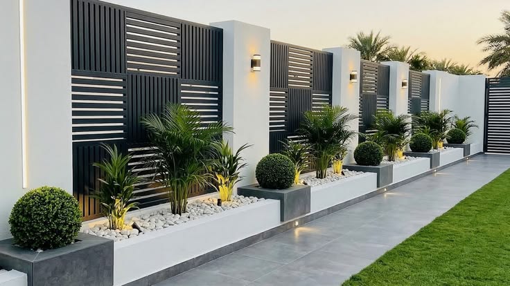 تنفيذ أحواض الزرع